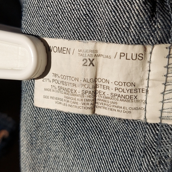 Bandolinoblu Denim Jacket Woman 2X - Picture 5 of 7